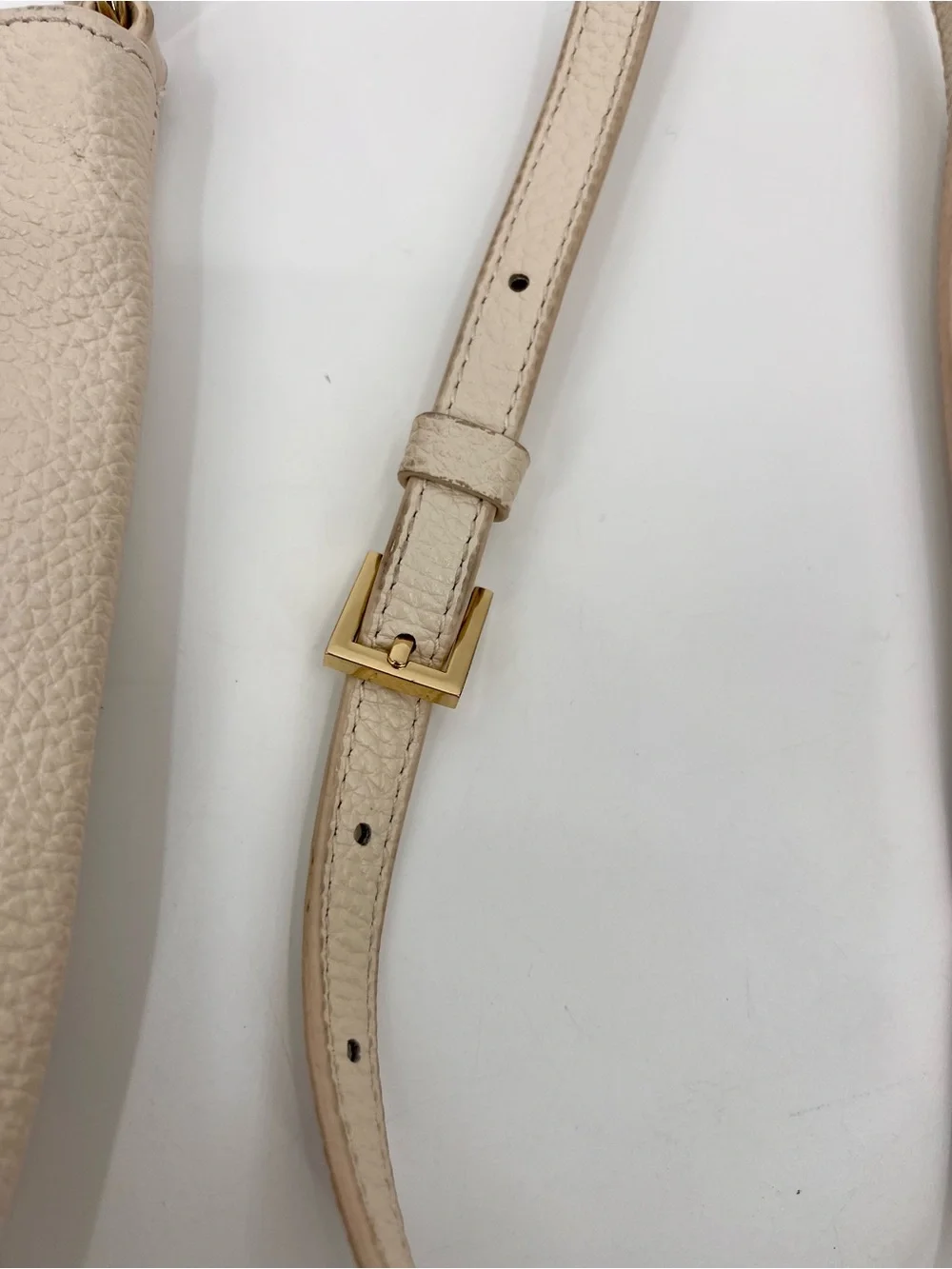 Quince small leather crossbody cream - Picture 4 of 10